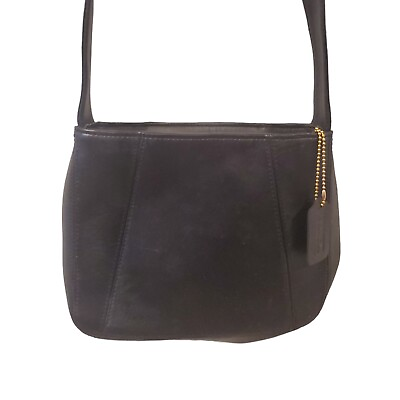 Coach Women#x27;s Handbag Crossbody Size Small Black Leather H4B 0517 Luxury