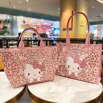 #ad #ad Woman#x27;s Shoulder Bag Hello Kitty Girl#x27;s Handbag Casual Purse Bag Large Capacity