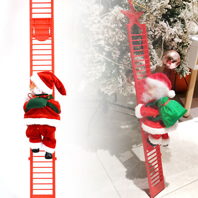 Electric Ladder Climbing Santa Claus Doll Christmas Party Christmas Decor Xmas U