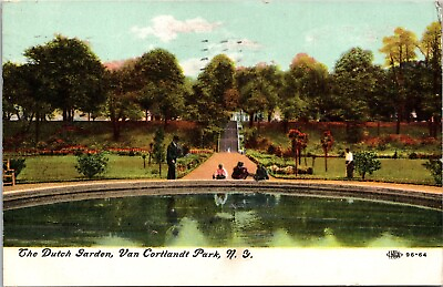 #ad #ad The Dutch Garden Van Cortlandt Park Bronx New York NY c1910 Postcard