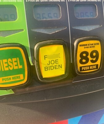 FJB Joe Biden Gas Pump Button Stickers 50pcs LGB Lets Go Brandon