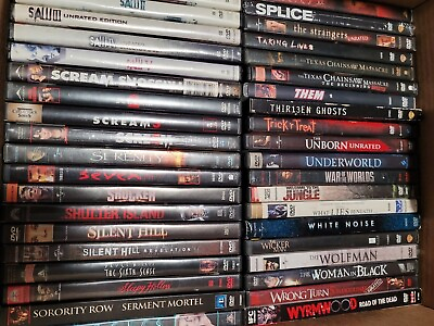 #ad #ad Horror Movie DVDs All selections 1.99