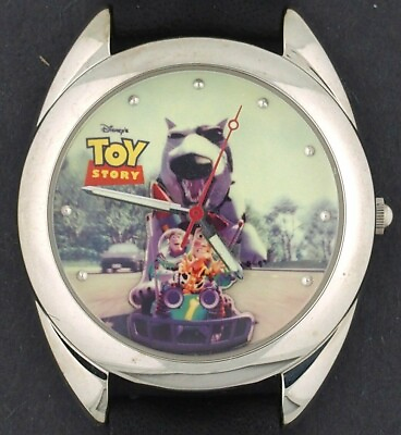 #ad Toy Story Dog Chase Fossil L.E. Character Watch in Miniature Lunchbox
