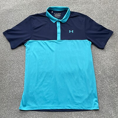 #ad Under Armour Shirt Adult Extra Large Tall Performance Short Sleeve Golf Mens