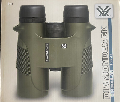 Vortex Diamondback 10x42 Binoculars Roof Prism D241 Green