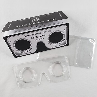 Owl Lite Stereoscope 3D Viewer Queen#x27;s Brian May Design Pocket Stereopticon