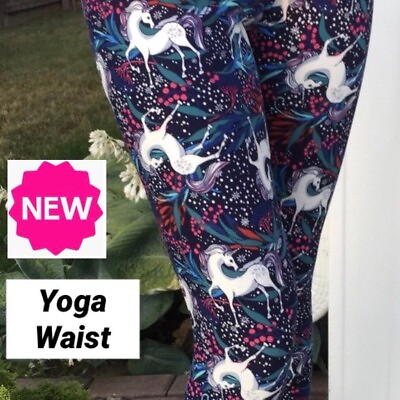 #ad NEW TC Womens Magical Unicorn YOGA WAIST Leggings Feels Soft as Lularoe