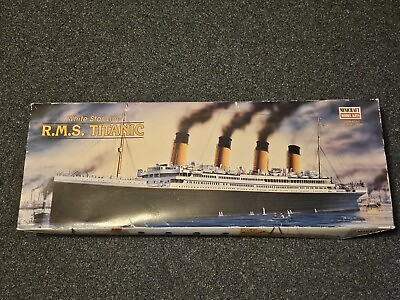#ad Vintage Minicraft RMS Titanic Model Kit 11312 1 350th Scale Complete In Box 1998