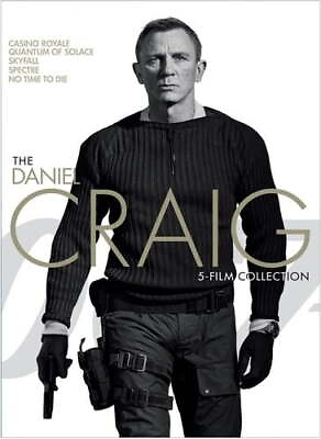 #ad James Bond: The Daniel Craig 5 Film Collection DVD New DVDs