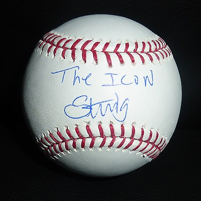 Sting Signed Official Baseball PSA DNA COA WWE TNA WCW AEW Wrestling Autograph