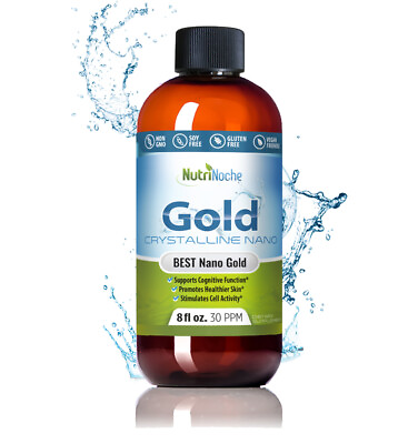 The BEST Colloidal Gold Colloidal Minerals No Fillers Additives NutriNoche