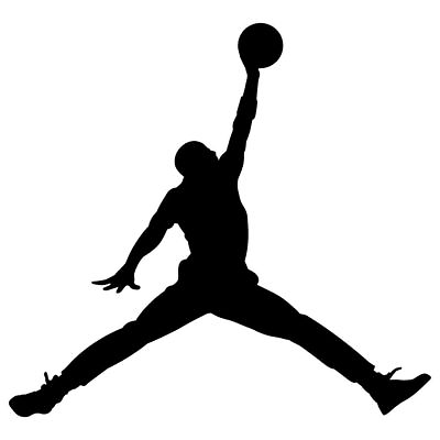 Michael Jordan Air Decal Basketball Rookie Vinyl Window Card Sticker iPhone Pad