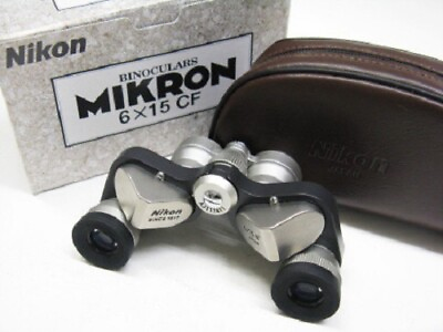 Nikon Binoculars Mikron 6x15 Porro Prism M6X15 Made in Japan New