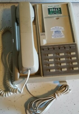 Works Great on MagicJack. VINTAGE 1970#x27;s PUSH BUTTON TELEPHONE OLD WALL DESK