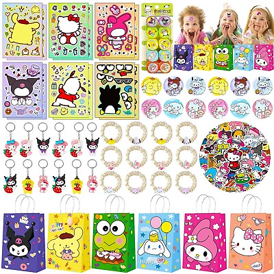 #ad 120Pcs Kitty Birthday Party FavorKids Hello Birthday Party SuppliesIncluded...