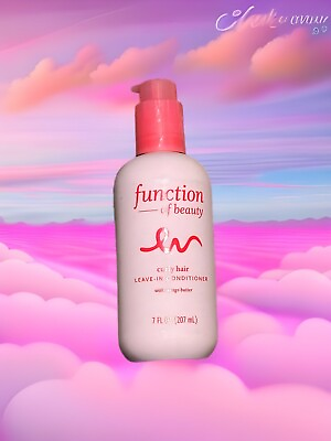 #ad Function of Beauty Curly Leave in Conditioner TWO Bottles NEW With Mango Butter