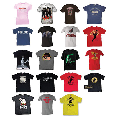 #ad Vintage 70#x27;s Movie Inspired T Shirt Collection Iconic Designs Various Sizes
