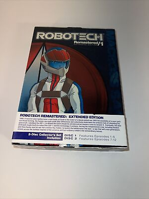 #ad Robotech Remastered: The Extended Edition Macross Collection 1 DVD 2004...