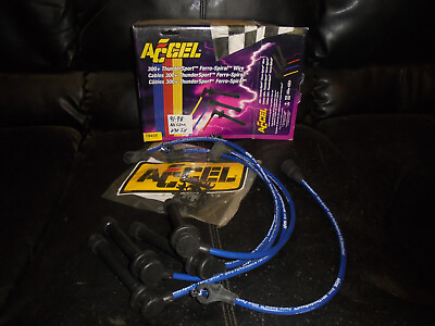#ad Accel 7940B Spark Plug Wires Fits Nissan 240SX Frontier Xterra KA24DE