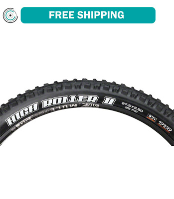 #ad Maxxis High Roller II Tire Tubeless Folding Black Dual EXO Casing 27.5 x 2.8
