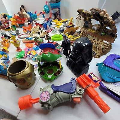 Big Lot Of Vintage Toys From The 70s 80s 90s Disney Tonka Mattel Tyco Many More