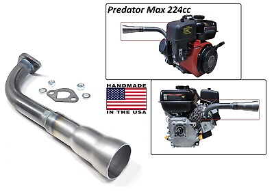#ad 3 Stage Exhaust for Predator 6.6 HP 224cc Max Performance Go Kart amp; mini bikes
