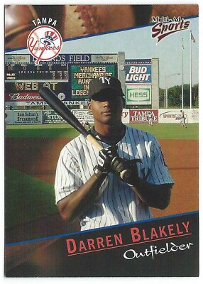 #ad 2001 Multi Ad Tampa Yankees Minor League Baseball card PICK Choose player