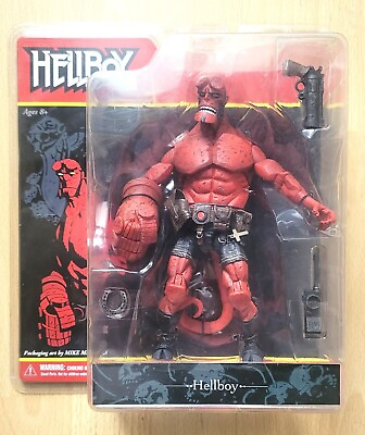 #ad Mezco Toys Hellboy Comic Version Open Mouth Variant 2005 Action Figure Exclusive