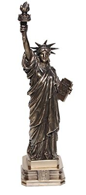 12.38 Inch The Statue of Liberty Cold Cast Bronze Sculpture Figurine
