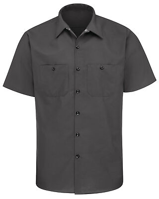 #ad Red Kap Men#x27;s Short Sleeve Industrial Work Shirt