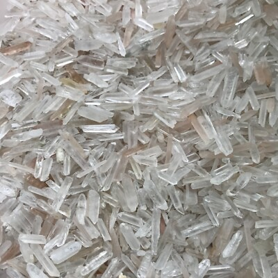 #ad 100 170pcs Lot Natural Clear Quartz Crystal Points 1 2Lb Terminated Wand Healing