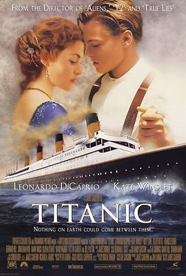 #ad quot;TITANICquot; Movie Poster Licensed NEW USA 27x40quot; Theater Size DiCaprio 1997