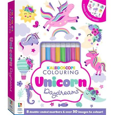 #ad Kaleidoscope Colouring Kit: Unicorn Daydreams Hinkler
