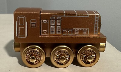 Thomas The Train LIMITED quot;60 yearquot; EDITION DIESEL WOODEN Bronze Gold Tank 2003