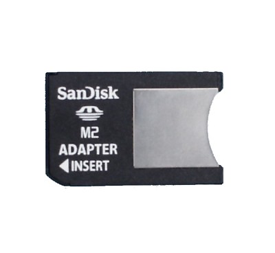 SanDisk M2 Adapter convert M2 Card to Memory Stick Duo Size For old Phones