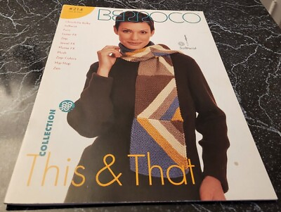 #ad #ad EC5 BERROCO 2002 THIS amp; THAT COLLECTION KNIT PATTERN LEAFLET