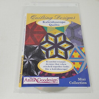 Anita Goodesign Kaleidoscope Quilts Mini Collection Embroidery CD 18 Designs