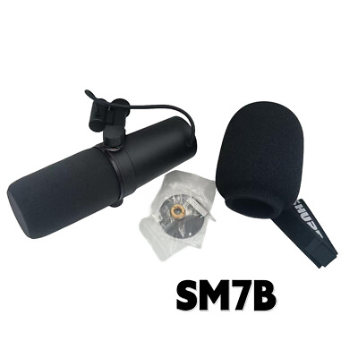 #ad New In Box SM7B Vocal Broadcast Microphone Cardioid Dynamic US Free Shipping