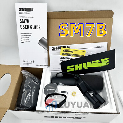 #ad New shure Vocal Broadcast Microphone SM7B Cardioid Dynamic US Free Shipping