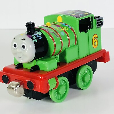 Happy Birthday Percy Thomas the Train Diecast Metal Tank Engine Take Play Green