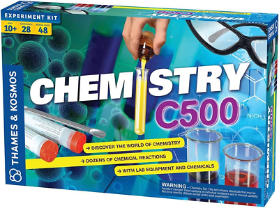 #ad #ad Chemistry Chem C500 Science Kit with 28 Guided Experiments 48 Page Science Guide