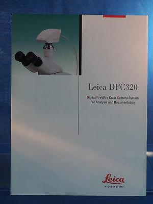 Leica DFC320 Digital Fire Wire Color Camera System Catalogue Brochure dq
