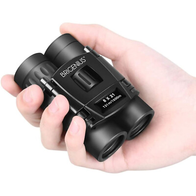 SkyGenius 8x21 Small Binoculars Compact Lightweight Fully Coated Lens For Travel