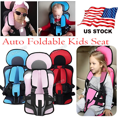 #ad For Kids 3 12 Toddler Auto Safety Seat Car Portable Foldable Travel Chair US