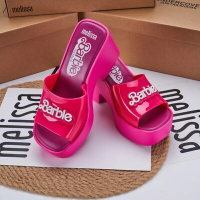 #ad Melissa Posh Barbie Stylish Summer Sandal Brand New Item Limited Edition