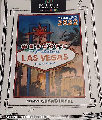2022 EBAY MINT COLLECTIVE COMMEMORATIVE POSTER BY ANDY FRIEDMAN MGM GRAND SHOW