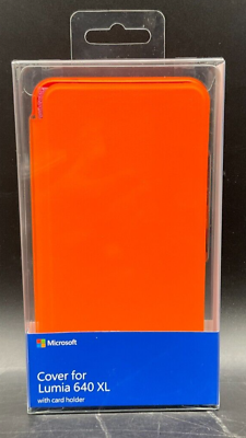 Microsoft Flip Cover Case for Lumia 640 XL Orange 02744L2 *NEW*