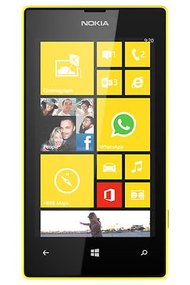 Nokia Lumia 520 8GB Yellow Unlocked Smartphone