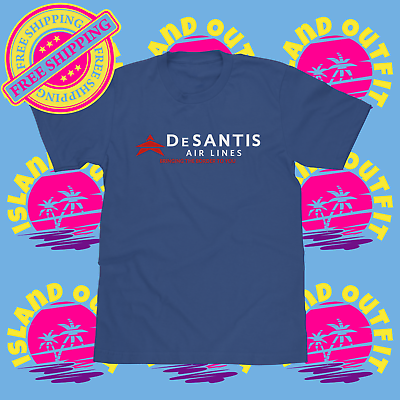 DeSantis Airlines Shirt Florida Tee Marthas Vineyard T Shirt Save America Trump