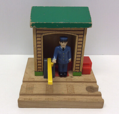 Authentic Wooden Thomas Train Clickety Clack Conductor’s Shed